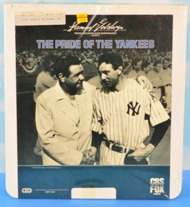 The Pride of the Yankees Unopen New Sealed CED Samuel Goldwyn RCA Video Disc - Picture 1 of 4