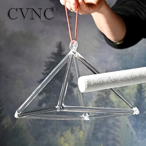 6" Music Instrument Quartz Crystal Singing Pyramid for Sound Healing - Picture 1 of 6