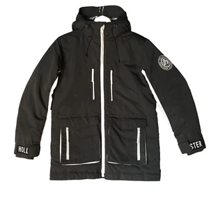 Hollister Jacket Mens XS Down Quilted Ski Foil Lined Hooded Water Resistant Coat - Picture 1 of 23