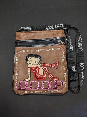 Bandolera Betty Boop Marrón (Correa Ampliable y Ajustable) Foto 1 de 4