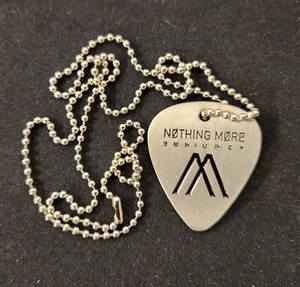 Nothing More Guitar Pick Necklace Chain Rock Band Merch - Picture 1 of 5