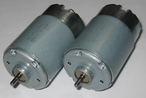 2 X Mabuchi 555PC 12V DC Motor Cepillado - 4800 RPM - 1/8" / 3.17mm Eje Redondo - Imagen 1 de 6