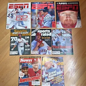 8-1998 Sports Illustrated / ESPN Magazine - MARK McGWIRE HOME RUN Season - Foto 1 di 9