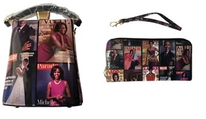 Borsa President Obama & Michelle Jewel Top-Tote con portafoglio da polso - Foto 1 di 9