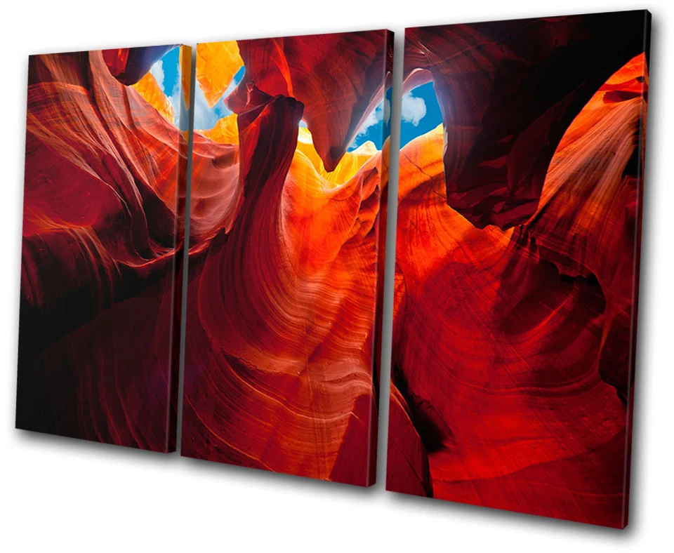 Canvas Art Picture Print Wall Photo Arizona Caves Antelope Canyon Sandstone USA - Image 1 of 1