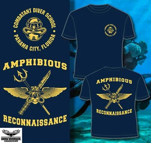 Combatant Diver School Panama City, FL 0321 recon jack T-shirt - Picture 1 of 6