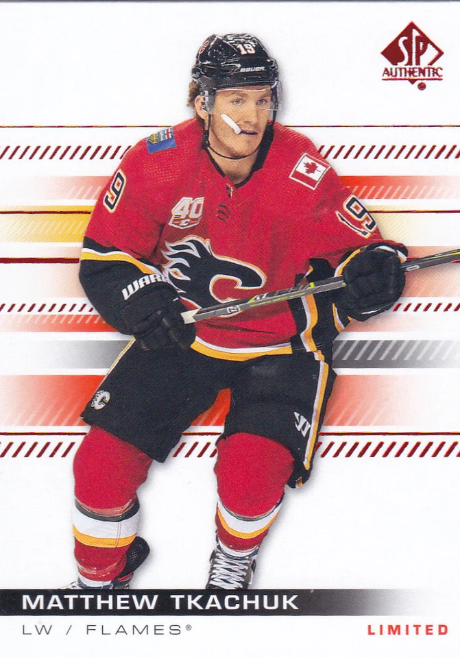 19/20 SP AUTHENTIC..MATTHEW TKACHUK..LIMITED RED..# 74.FLAMES.FREE COMBINED SHIP - Image 1 of 1