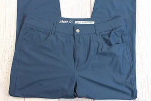 Johnnie-O Prep-Formance Pants Mens 38x32 Blue High Tide JMCPA1450 Golf Comfort - Picture 1 of 9