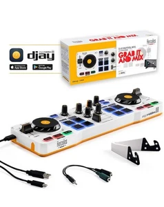Hercules DJControl Mix Bluetooth Wireless DJ Controller for iOS & Android NEW - Picture 1 of 8