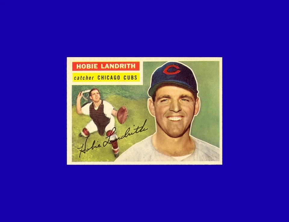 1956 Topps Hobie Landrith #314 - Chicago Cubs - NM-MT - Image 1 of 1