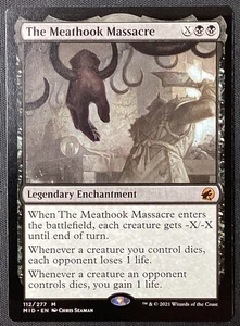 MTG Innistrad: Midnight Hunt #112 The Meathook Massacre NM - Picture 1 of 2