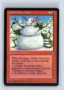 (2x) GOBLIN SNOWMAN – MTG Magic the Gathering Card – Ice Age – Uncommon - Picture 1 of 6