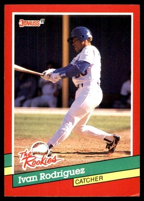 Иван Родригес 1991 Donruss новичков #33 рейнджеры MLB читать Бесплатная доставка - Изображение 1 из 2