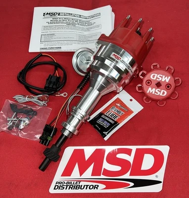 MSD 83541 Ready-To-Run Pro-Billet Distributor Steel Gear For Ford 351W - Image 1 of 3