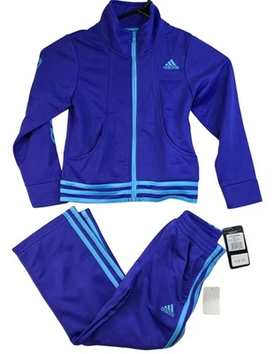 Adidas Talla 5 Niños Traje de Pista Conjunto de 2 Piezas Chaqueta Pantalones Logo Nuevo con Etiquetas Foto 1 de 4