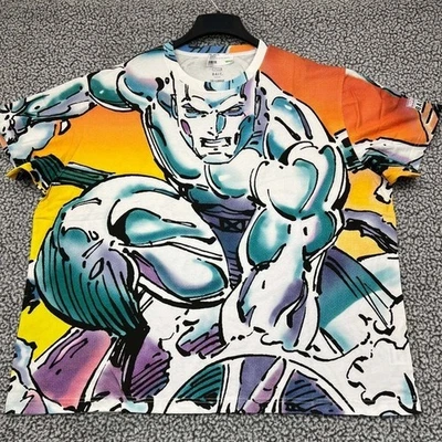Camisa Marvel X-Men Hombre de Hielo Gran Tamaño Hombres XXXL Estampado Completo Retro De Colección 3XL Foto 1 de 4