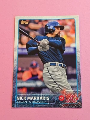 2015 Nick Markakis Topps #557 - Image 1 of 2