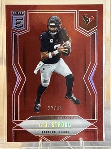 CJ Stroud #53 2025 Panini Donruss Elite Red /99 Texans - Picture 1 of 5