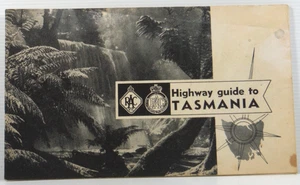 Highway Guide to Tasmania RAC Vic Travel guide 1980's vintage strip maps mobil - Bild 1 von 16