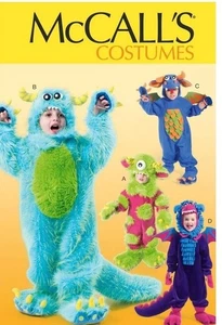 Child Unisex Dragon Costume Sewing Pattern U-Pick Size 2-8 McCall's 6628 NEW OOP - Picture 1 of 3