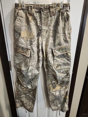 Calça Masculina Redhead Silent Hide Extra Grande Madeira Verdadeira Camuflagem Carga 30x3p Solta Externa - Imagem 1 de 4