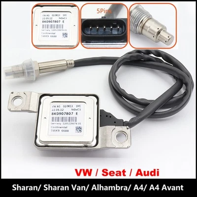 Sensore NOx 8K0907807E 5WK96688 adatto per VW Sharan Seat Alhambra 2.0 Audi A4 - Immagine 1 di 4