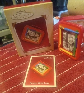 2005 Hallmark Andenken verpackt mit Liebe Lehrer Brotdose Foto Halter Ornament - Bild 1 von 5