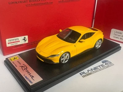LOOKSMART FERRARI ROMA GIALLO MODENA 1/43 - Photo 1/4