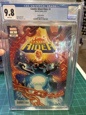 🔥 COSMIC GHOST RIDER #1 CGC 9.8 Marvel Comics 9/18 Mike Deodato Variant Cover - Image 1 of 3