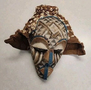 Vintage Kuba Ngaady aMwaash Mask Congo - Picture 1 of 13