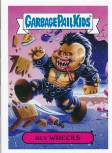 11A REX WRECKS 2019 GPK Revenge Oh, Horror-ible 1980's BLACK LIGHT RAWHEAD