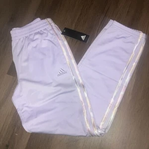New Adidas Girls Light Purple Jogger Pants Size Large/14. MSRP $35 (AD3) - Picture 1 of 4
