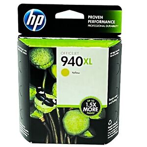 Genuine HP 940XL Yellow Ink Cartridge Ex Mar 2014