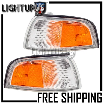 1997-2001 MITSUBISHI MIRAGE Sedan Left Right Pair Corner Turn Signal Lights Foto 1 de 2