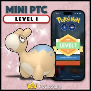 Pokémon Go - Shiny Numel - Mini PTC LVL1 Livello 1 ✨Leggi Descrizione✨ - Foto 1 di 1