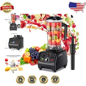 Versatile 9-Speed Professional Blender with Stainless Steel Blades for Smoothies - Picture 1 of 10