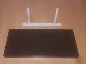 IKEA PERSBY Estantería de Pared 14181 59x26x5cm Negro Muy Bueno - Estantería Tablero de Pared - Imagen 1 de 3