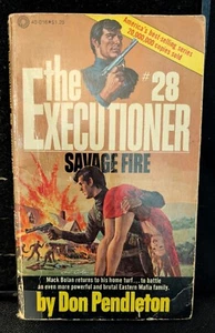 The Executioner by Don Pendleton MARK BOLAN PB Book #28 Savage Fire - Foto 1 di 4