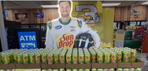 RARE LIMITED EDITION 16oz Dale Earnhardt Jr Sundrop 12PK Cans UNOPENED CASE. - Picture 1 of 6