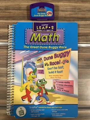 Leap Frog LeapPad Math The Great Dune Buggy Race Grades 1-3 Book - Image 1 of 3