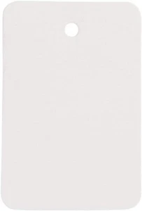 Price Tags Unstrung White Blank 1000 Clothing Sale 1¼  x 1 ⅞” Un Strung - Picture 1 of 2