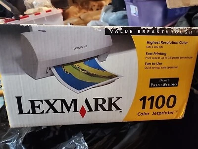 LEXMARK 1100 Color Jetprinter NEW - Sealed - Image 1 of 4