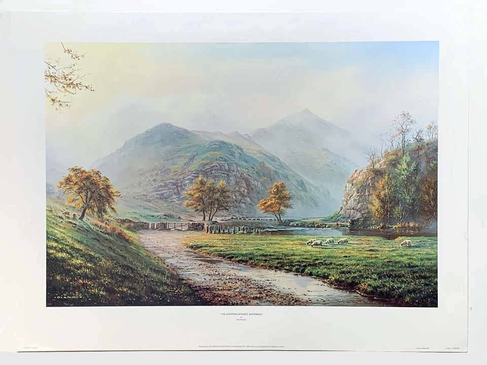 Escalones Dovedale de Rex Preston, impresión de reproducción Foto 1 de 2