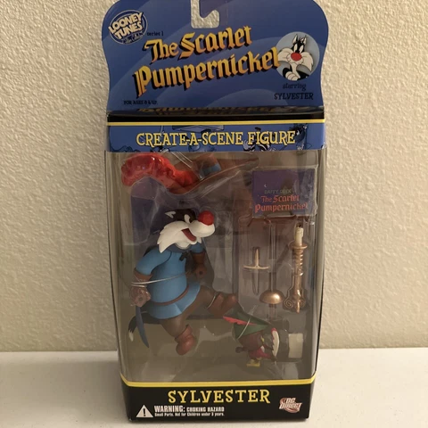 Looney Tunes The Scarlet Pumpernickel DC Direct Sylvester Create A Scene Figure Cover