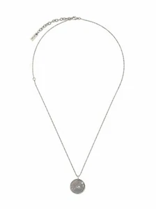 NUEVO Auténtico Collar Colgante MEDALLÓN CONSTELACIÓN SAN LAURENT Tono Plateado  - Imagen 1 de 10
