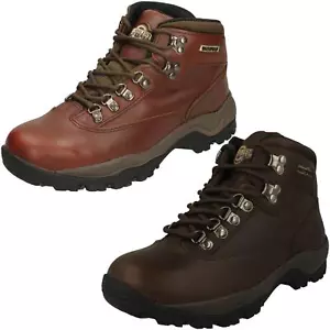 Ladies Northwest Territory 'Peak' Waterproof Leather Lace Up Hiking Boots - Picture 1 of 21