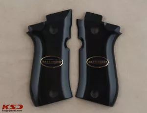 KSD Brand Beretta 81F, 81 FS, 84 F, 84 FS, 84 Impugnatura acrilica nera ghepardo - Foto 1 di 1