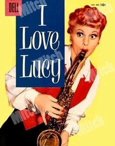 I LOVE LUCY 1957 # 17 COMIC COVER PICTURE 11 X 14 POSTER CARD - Picture 1 of 1