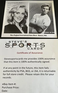 Casper Van Dien alias Starship Trooper Firmado Nueva Inglaterra Auto Show Foto Certificado de Autenticidad Lote - Imagen 1 de 6