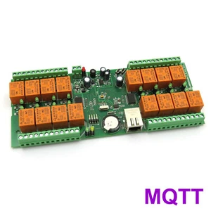 MQTT IoT Denkovi LAN IP 16 Canali Relè Scheda Internet Ethernet Modulo, 12VDC - Imagen 1 de 9